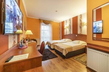 Фото номера Двухместный номер с 1 кроватью Отель Hotel Doris г. Оборники 4